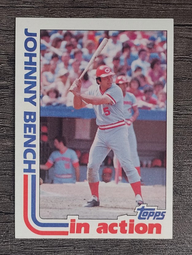 1982 Topps #401 Johnny Bench IA