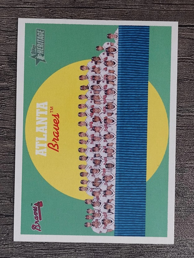 2008 Topps Heritage #419 Atlanta Braves