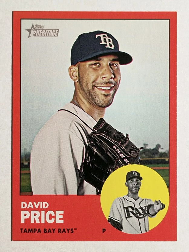 2012 Topps Heritage Target Red Border #277 David Price