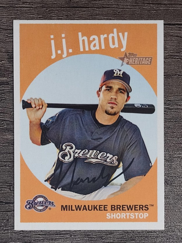 2008 Topps Heritage #169 J.J. Hardy