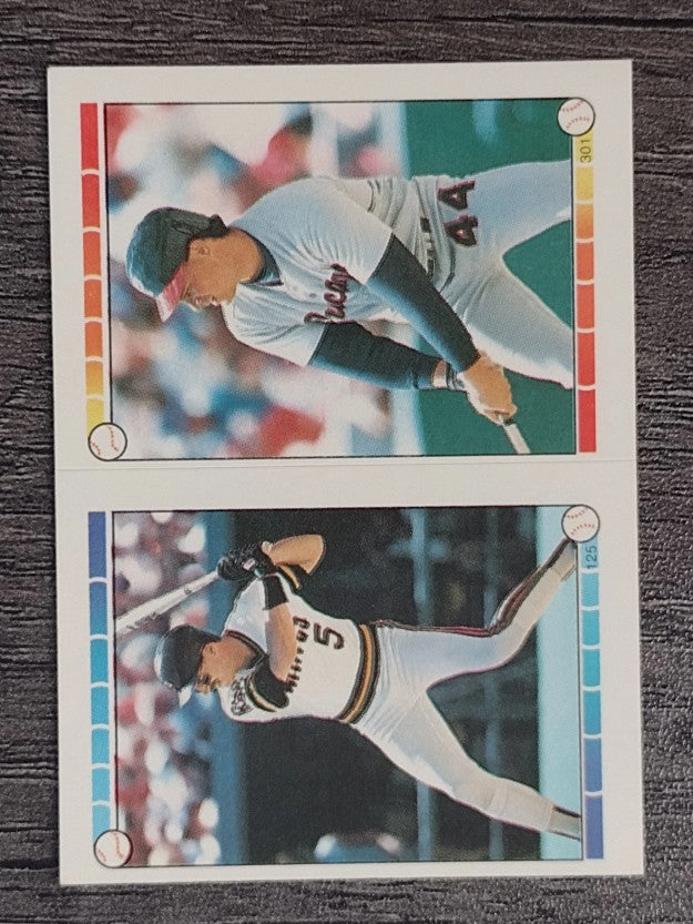 1989 Topps Sticker Backs #25 Roger Clemens