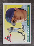 2004 Topps Heritage #213A Brandon Webb Glove Chest