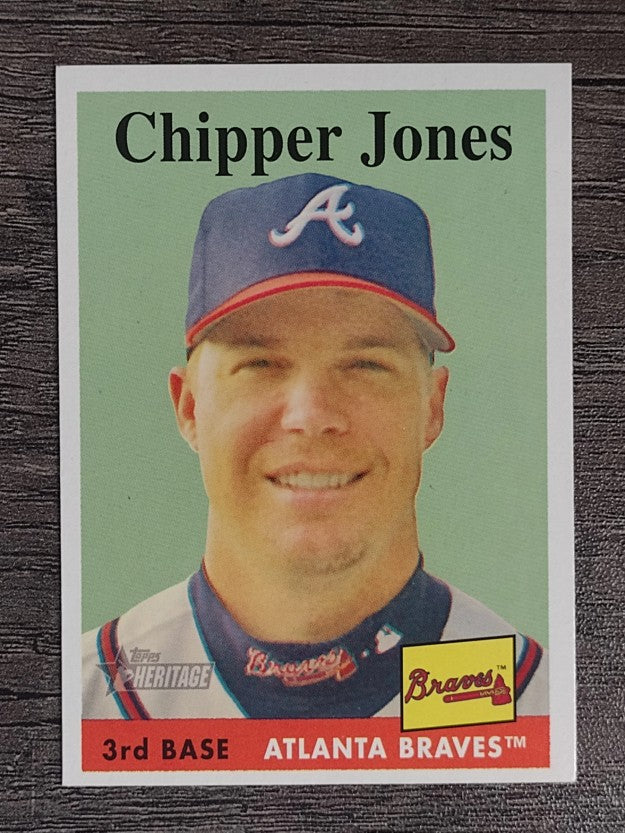 2007 Topps Heritage #440 Chipper Jones