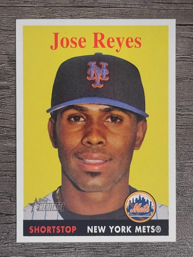 2007 Topps Heritage #401 Jose Reyes SP