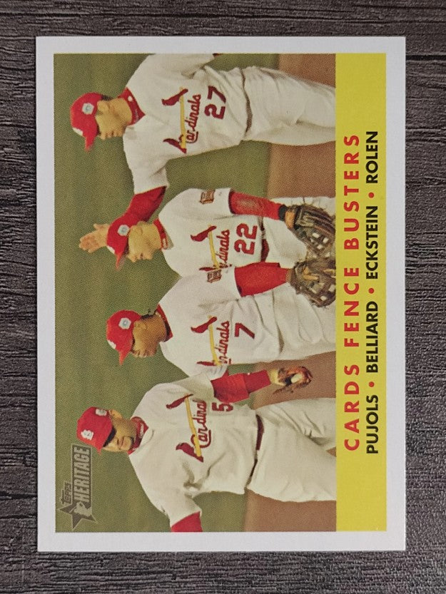 2007 Topps Heritage #351 Albert Pujols/Ronnie Belliard/Eckstein/Scott Rolen