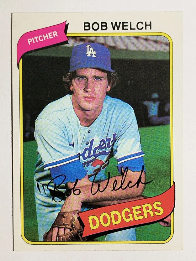 1980 Topps #146 Bob Welch (EXMT)