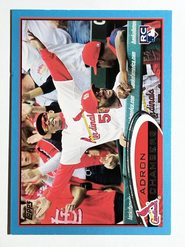 2012 Topps Wal-Mart Blue Border #90 Adron Chambers