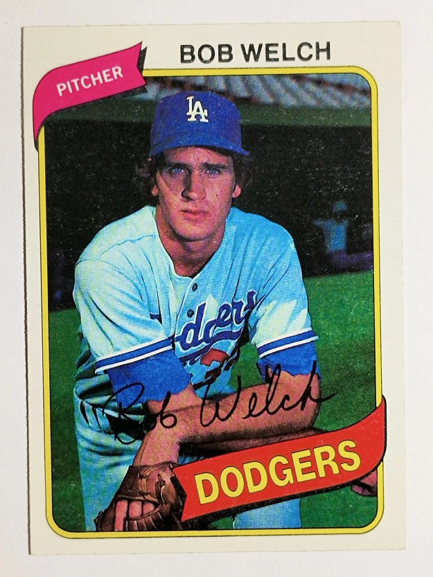 1980 Topps #146 Bob Welch (EX)
