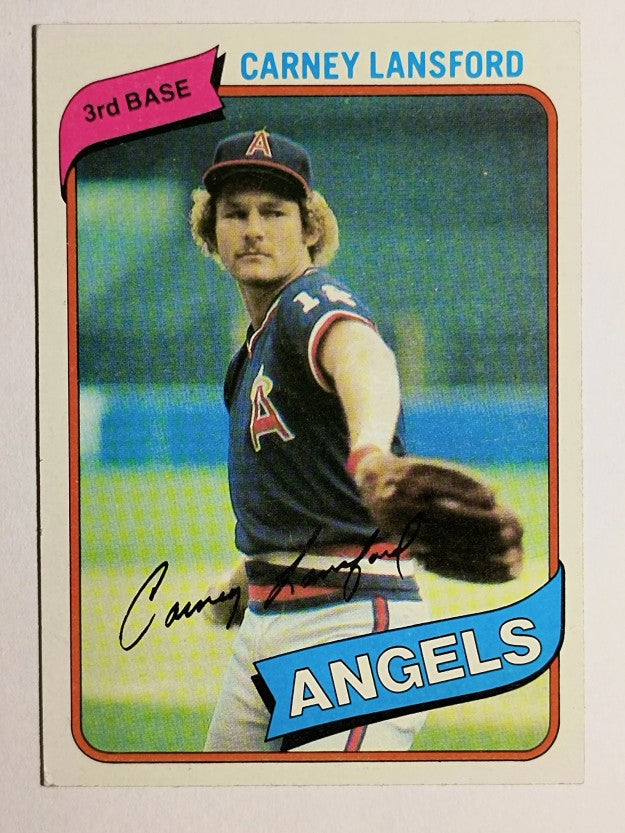 1980 Topps #337 Carney Lansford (EX)