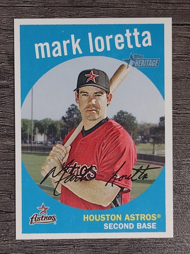 2008 Topps Heritage #79 Mark Loretta GB SP