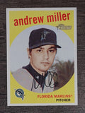 2008 Topps Heritage Black Back #228 Andrew Miller