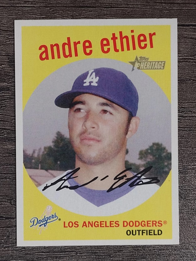2008 Topps Heritage Black Back #9 Andre Ethier