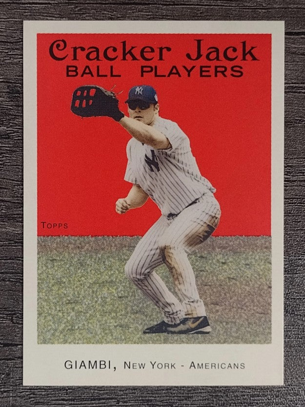 2004 Topps Cracker Jack #229B Jason Giambi Fielding SP (EXMT)