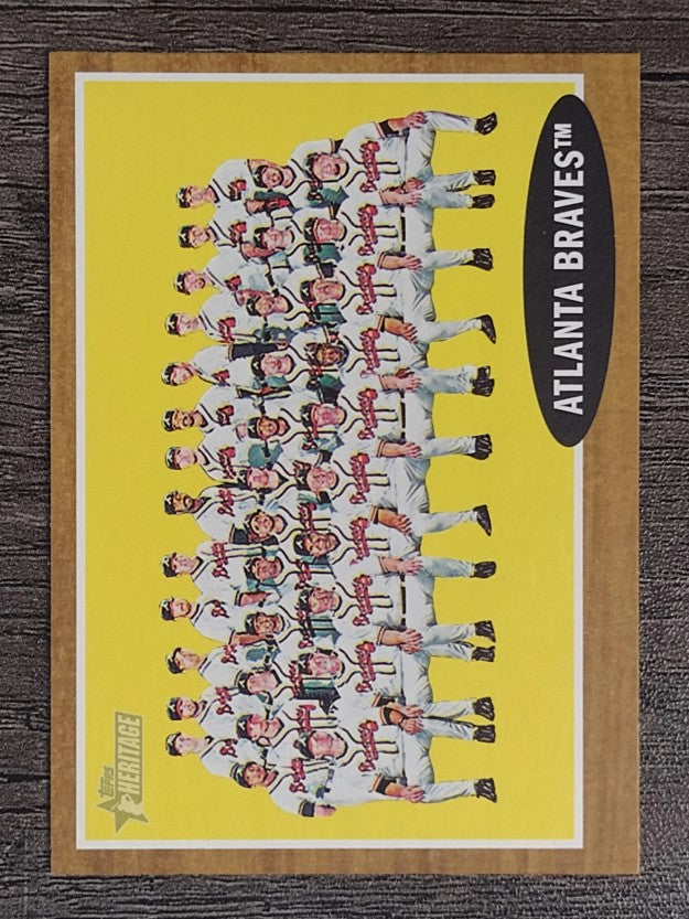 2011 Topps Heritage #158 Atlanta Braves