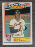 1985 Topps Glossy All-Stars #11 Willie McCovey CAPT