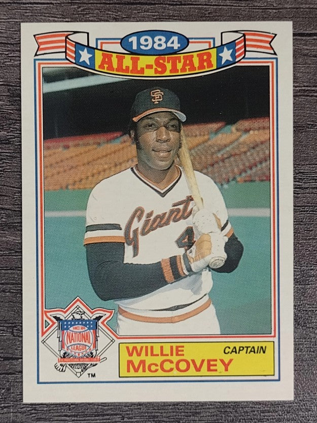 1985 Topps Glossy All-Stars #11 Willie McCovey CAPT