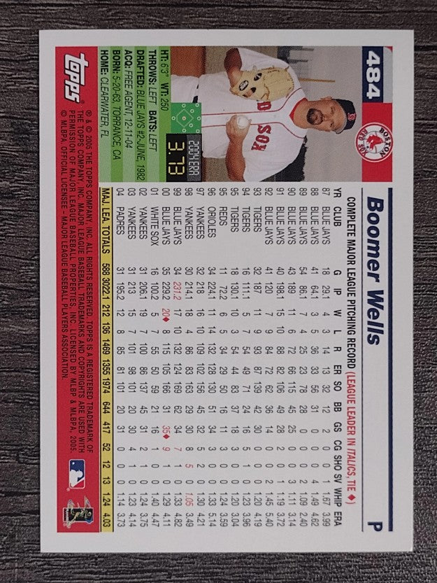 2005 Topps #484 Boomer Wells