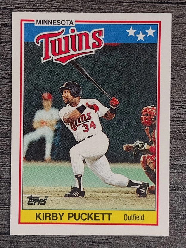 1988 Topps UK Minis #57 Kirby Puckett