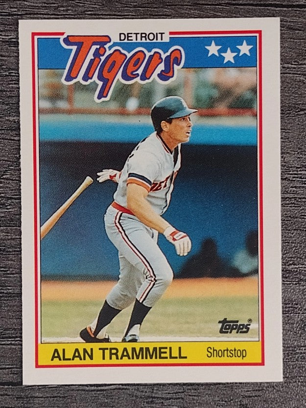 1988 Topps UK Minis #79 Alan Trammell