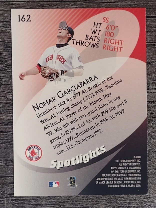 2000 Topps Stars #162 Nomar Garciaparra SPOT