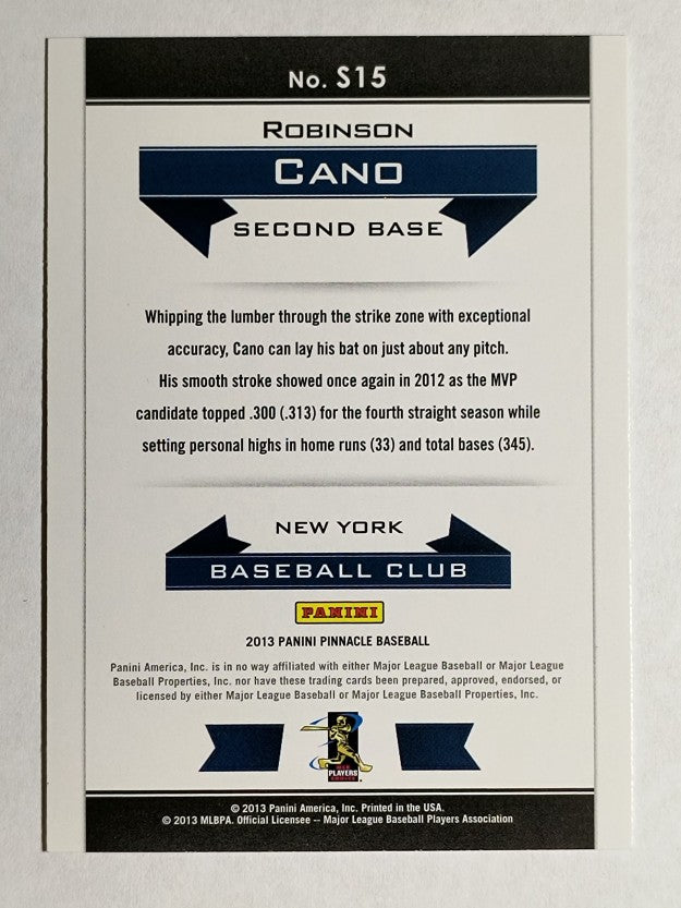2013 Pinnacle Slugfest #15 Robinson Cano