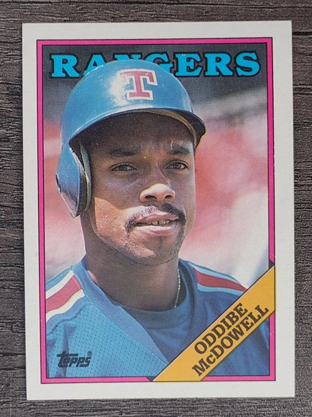 1988 Topps #617 Oddibe McDowell
