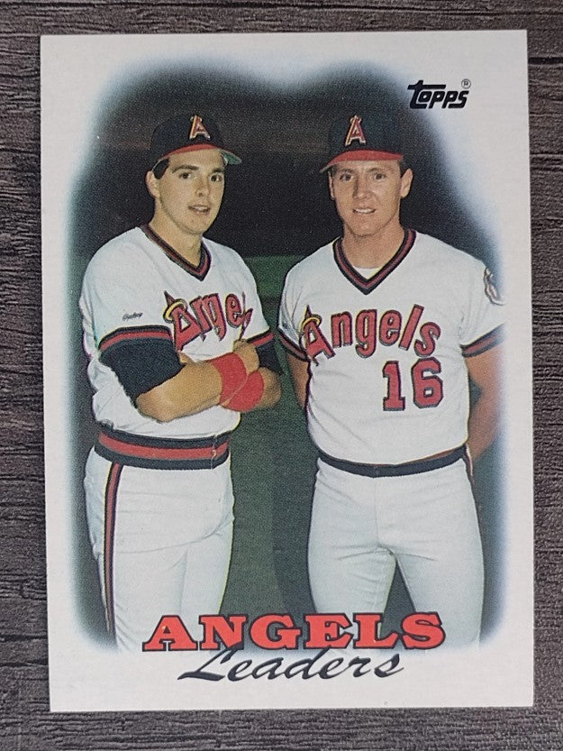 1988 Topps #381 Wally Joyner/Jack Howell TL