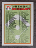 1988 Topps #373 Checklist 265-396