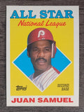 1988 Topps #398 Juan Samuel AS