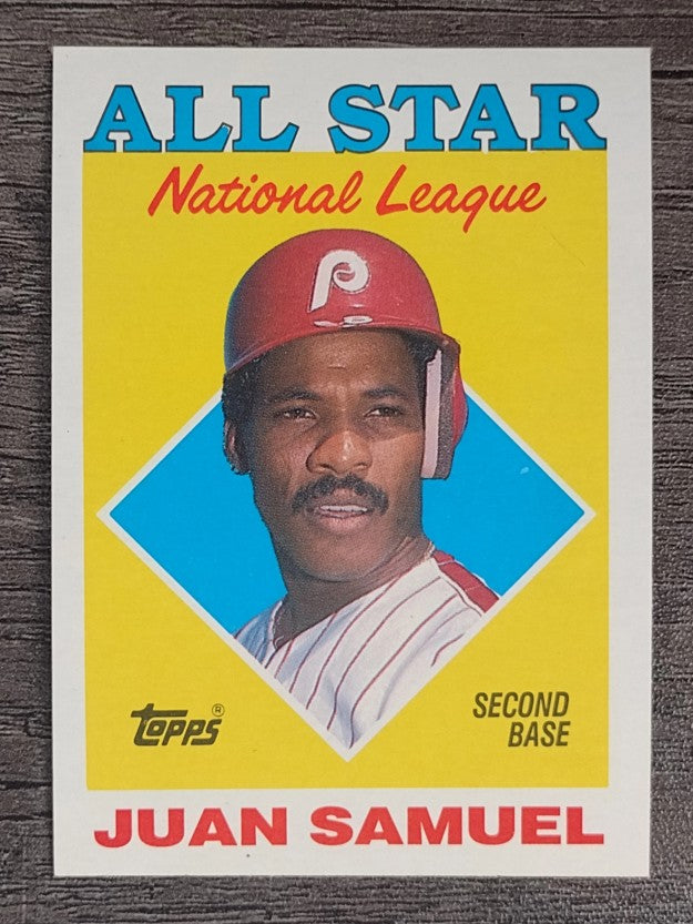 1988 Topps #398 Juan Samuel AS