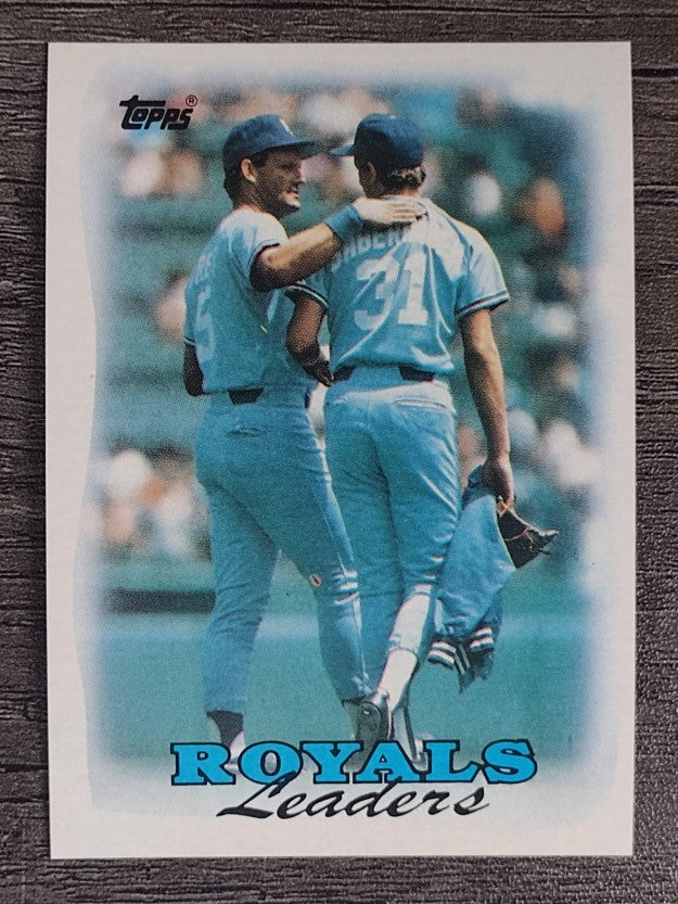 1988 Topps #141 George Brett/Bret Saberhagen TL