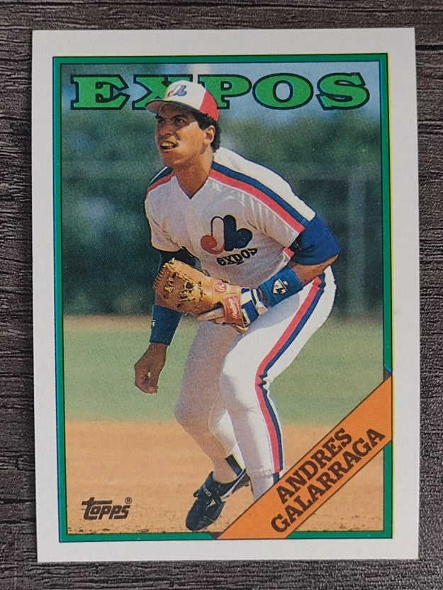 1988 Topps #25 Andres Galarraga