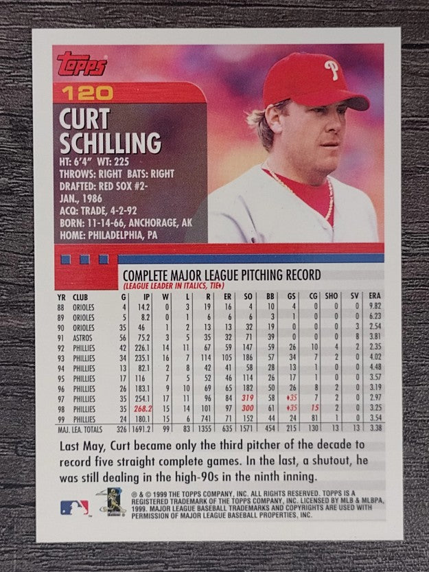 2000 Topps #120 Curt Schilling