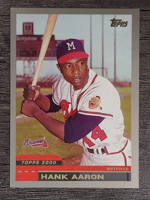 2000 Topps #44 Hank Aaron