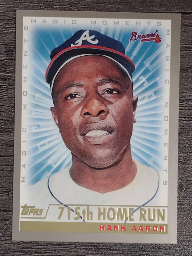 2000 Topps #237D Hank Aaron MM 715th HR