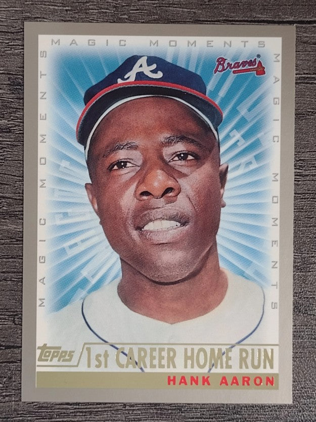 2000 Topps #237A Hank Aaron MM 1st Career HR