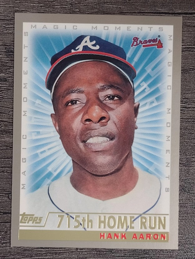 2000 Topps #237D Hank Aaron MM 715th HR
