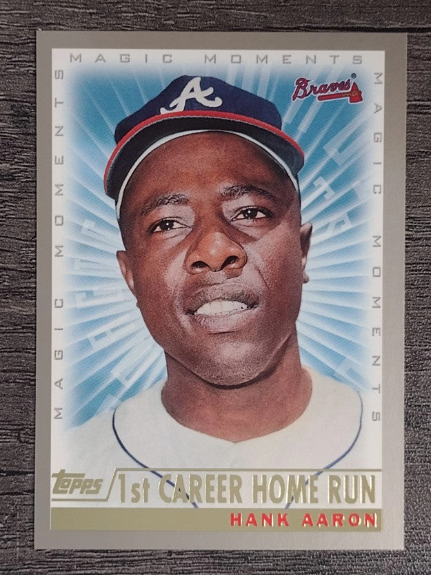 2000 Topps #237A Hank Aaron MM 1st Career HR