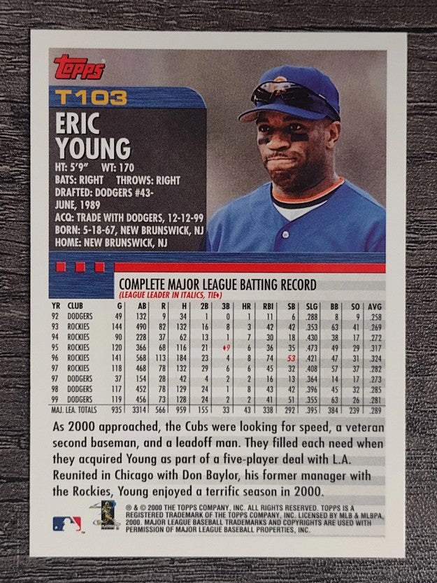 2000 Topps Traded #T103 Eric Young
