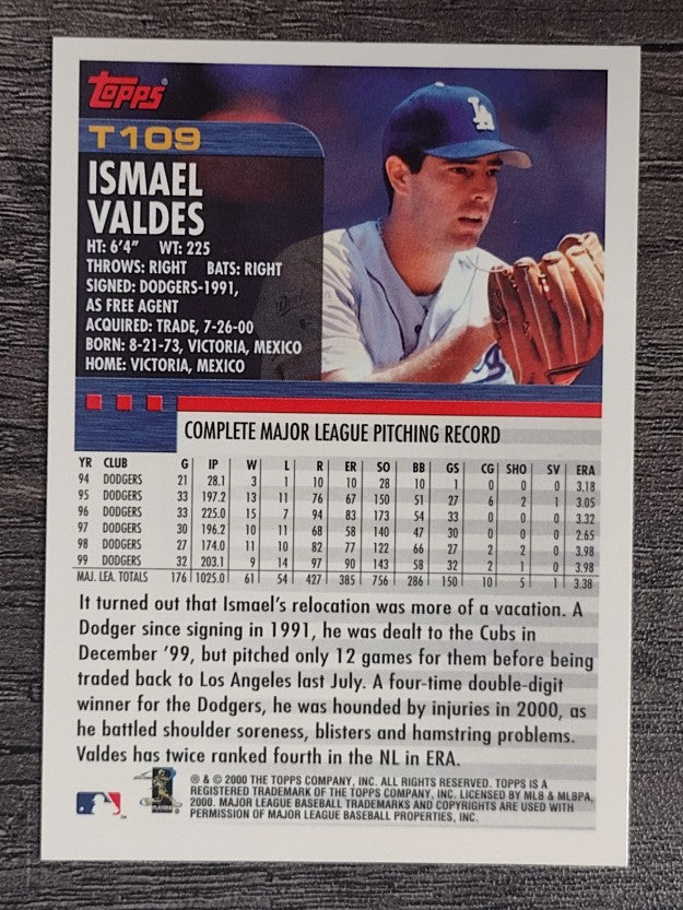 2000 Topps Traded #T109 Ismael Valdes