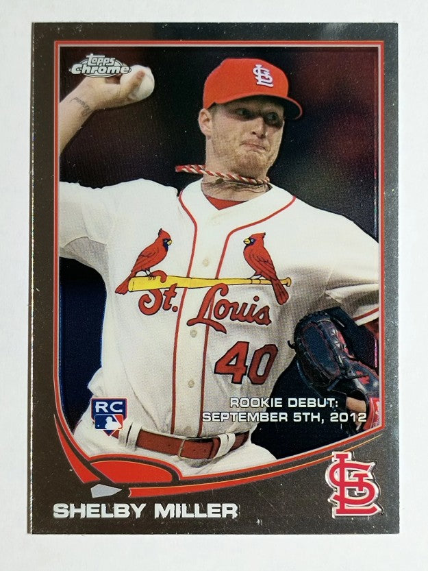 2013 Topps Chrome Update #MB44 Shelby Miller RC