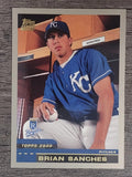 2000 Topps Traded #T64 Brian Sanches RC