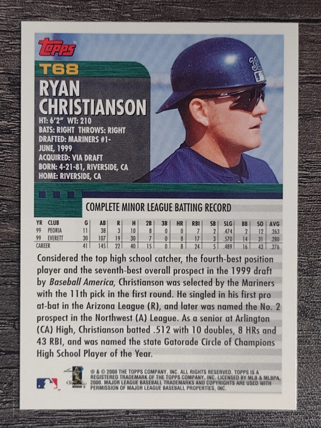 2000 Topps Traded #T68 Ryan Christianson