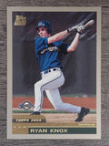 2000 Topps Traded #T72 Ryan Knox RC