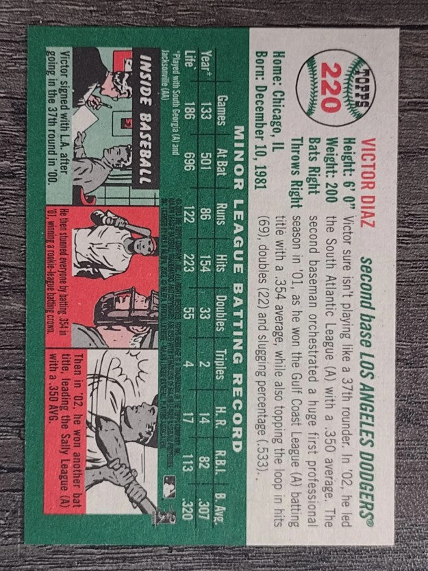 2003 Topps Heritage #220 Victor Diaz
