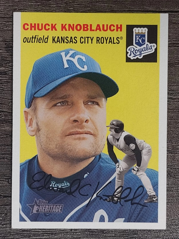2003 Topps Heritage #218 Chuck Knoblauch