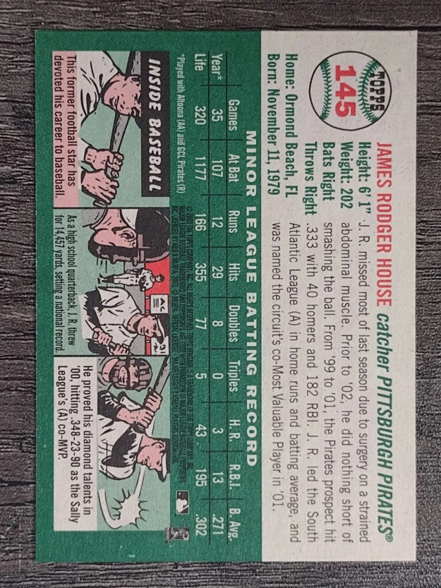 2003 Topps Heritage #145 J.R. House