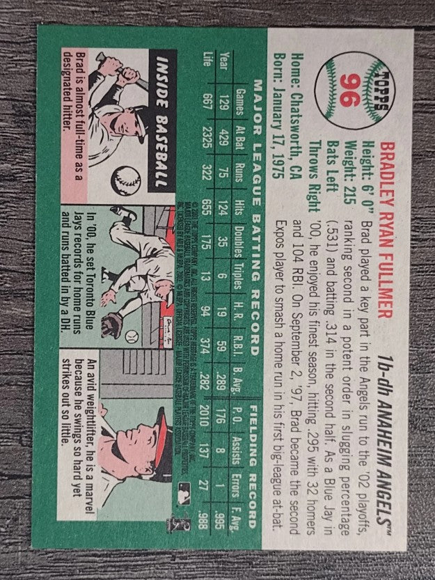 2003 Topps Heritage #96 Brad Fullmer