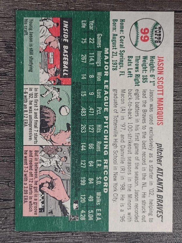 2003 Topps Heritage #99 Jason Marquis
