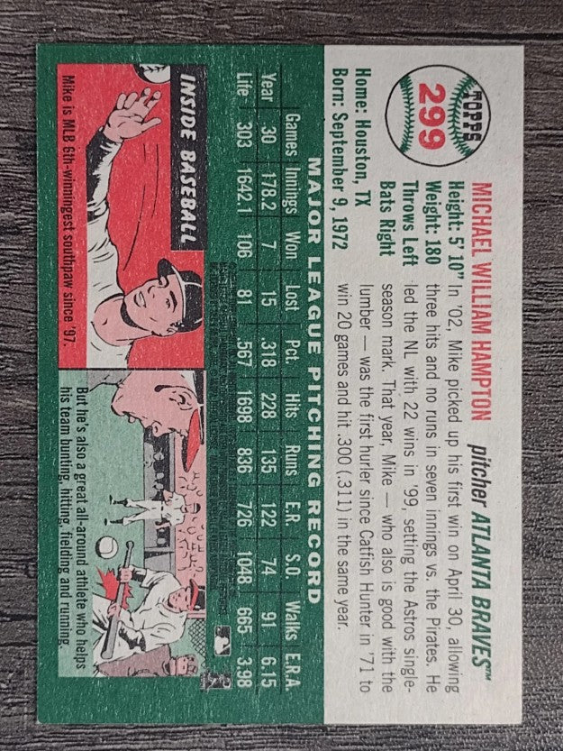 2003 Topps Heritage #299 Mike Hampton